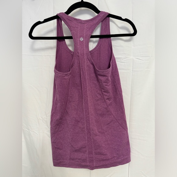 Lululemon Swiftly Tech Waist Length Tank Top in Plum - Picture 2 of 2